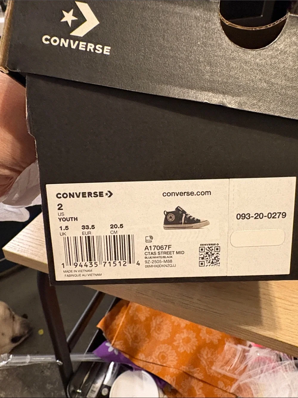 Converse Kids Royal Blue Low Top Sneakers